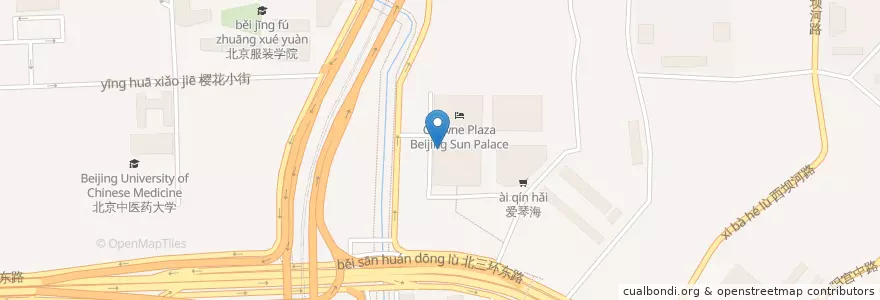 Mapa de ubicacion de Costa Coffee en 中国, 北京市, 河北省, 朝阳区 / Chaoyang.
