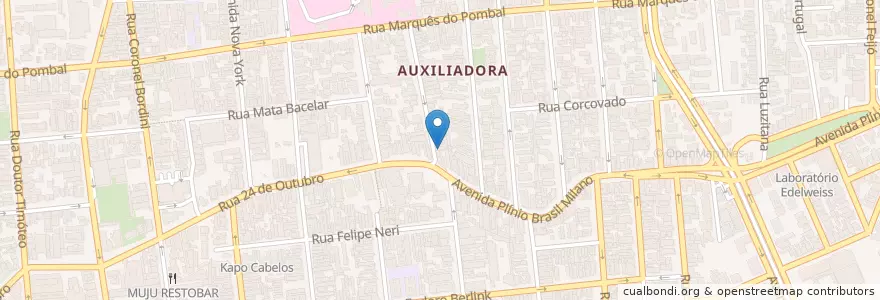 Mapa de ubicacion de Xavier 260 en Brasil, Região Sul, Rio Grande Do Sul, Região Metropolitana De Porto Alegre, Região Geográfica Intermediária De Porto Alegre, Região Geográfica Imediata De Porto Alegre, Porto Alegre.