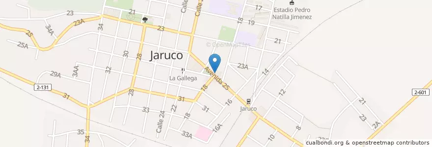 Mapa de ubicacion de Emisora Municipal "Radio Jaruco" en Куба, Маябеке, Jaruco.