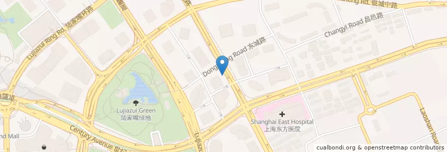 Mapa de ubicacion de 招商银行ATM en Chine, Shanghai, District De Pudong.