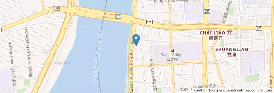 Mapa de ubicacion de 南芳里服務處 en Tayvan, 新北市, Taipei.