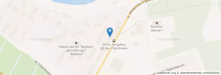 Mapa de ubicacion de Отделение почтовой связи 141290 en Rusia, Distrito Federal Central, Óblast De Moscú, Городской Округ Красноармейск.