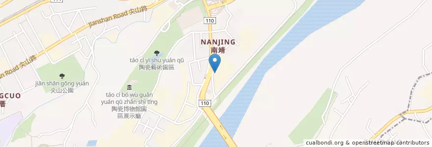 Mapa de ubicacion de 丁丁藥局 en تايوان, تايبيه الجديدة, 鶯歌區.