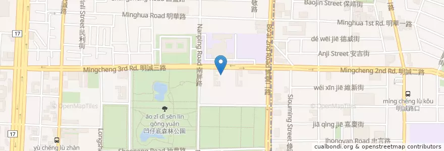 Mapa de ubicacion de 丁丁藥局 en 台湾, 高雄市, 鼓山区.