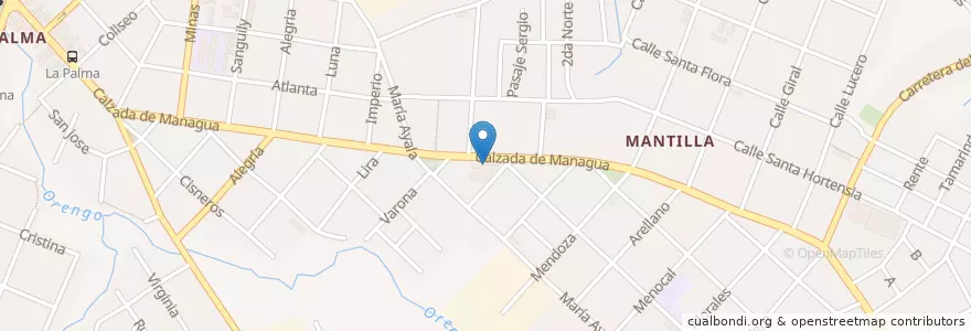 Mapa de ubicacion de Policlínico Mantilla en کوبا, La Habana, Arroyo Naranjo.