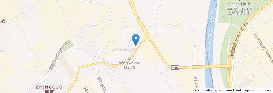 Mapa de ubicacion de 五金資源回收 en Taiwan, 新北市, 樹林區.