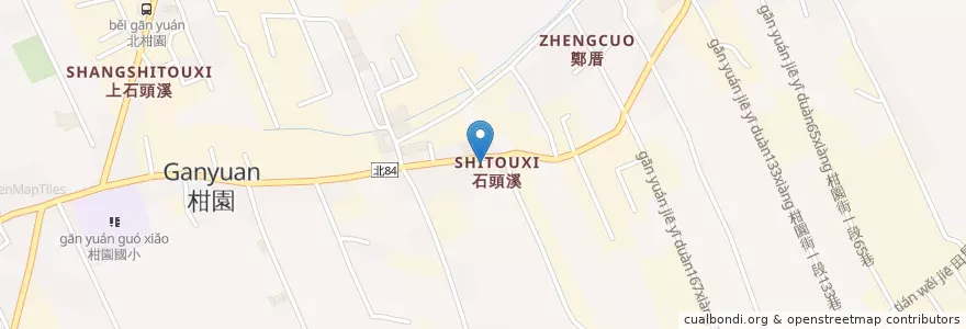 Mapa de ubicacion de 瑞麟美而美 柑園一店 en Taiwan, Nuova Taipei, Distretto Di Shulin.