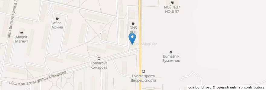 Mapa de ubicacion de Чердак en Rusland, Северо-Западный Федеральный Округ, Республика Коми, Городской Округ Сыктывкар.