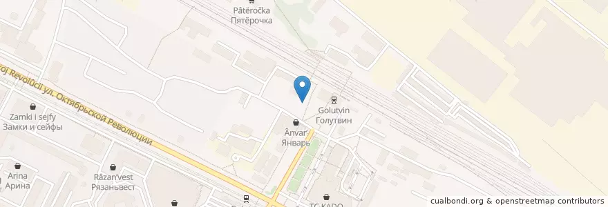 Mapa de ubicacion de Шаурма en 俄罗斯/俄羅斯, Центральный Федеральный Округ, 莫斯科州, Коломенский Городской Округ.