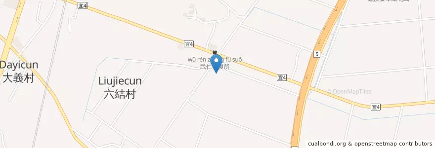 Mapa de ubicacion de 上樂釣蝦場 en 臺灣, 臺灣省, 宜蘭縣, 礁溪鄉.