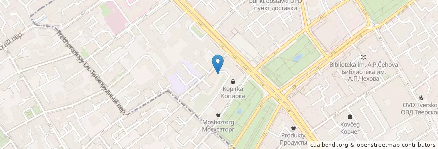 Mapa de ubicacion de Ochkov.net en Rusia, Центральный Федеральный Округ, Москва, Центральный Административный Округ, Тверской Район.