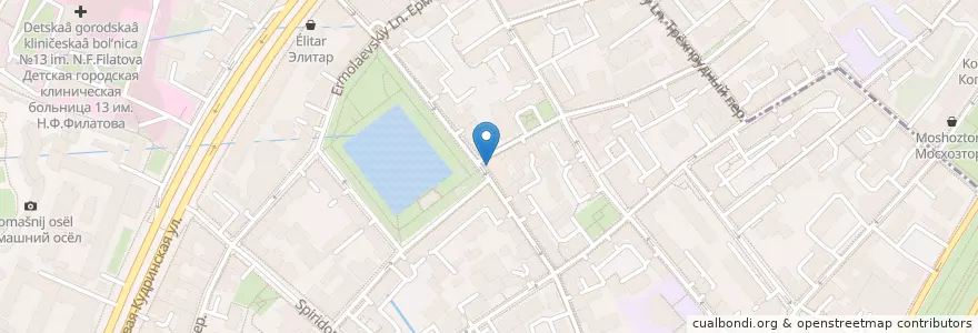 Mapa de ubicacion de Margarita bistro en Russia, Distretto Federale Centrale, Москва, Центральный Административный Округ, Пресненский Район.