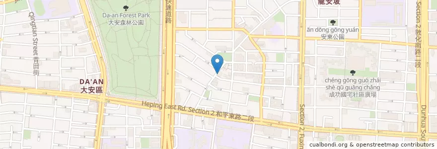 Mapa de ubicacion de Pillow Cage en Taiwan, Neu-Taipeh, Taipeh, Da’An.