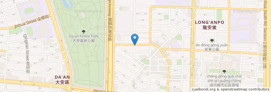 Mapa de ubicacion de 路易莎 en 台湾, 新北市, 台北市, 大安区.