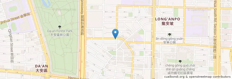 Mapa de ubicacion de 瑞安自助餐 en Taïwan, Nouveau Taipei, Taipei, District De Daan.