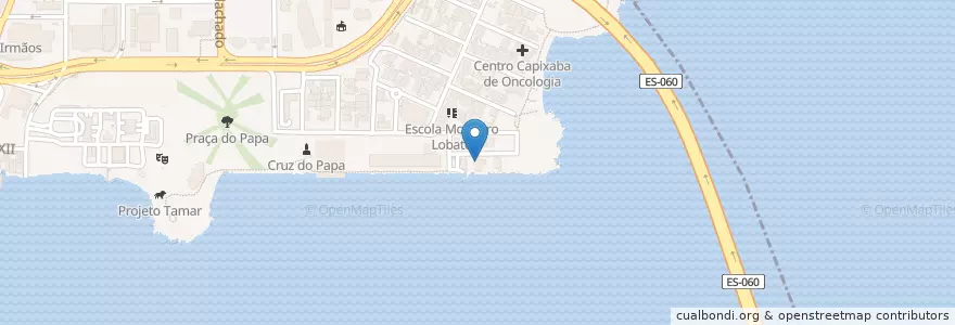 Mapa de ubicacion de Delegacia Anti-Sequestro en Brazil, Jihovýchodní Region, Espírito Santo, Região Geográfica Intermediária De Vitória, Vitória, Região Metropolitana Da Grande Vitória, Microrregião Vitória.