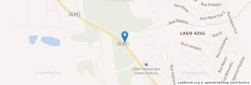Mapa de ubicacion de Delegacia da Polícia Civil de Piúma en برزیل, منطقه جنوب شرقی برزیل, اسپیریتو سانتو, Microrregião Guarapari, Região Geográfica Intermediária De Vitória, Piúma.