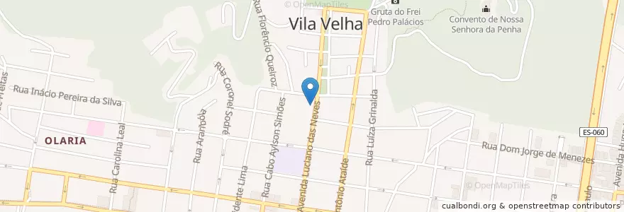 Mapa de ubicacion de Delegacia de Defesa da Mulher Vila Velha en Brésil, Région Sud-Est, Espírito Santo, Região Geográfica Intermediária De Vitória, Região Metropolitana Da Grande Vitória, Vila Velha, Microrregião Vitória.