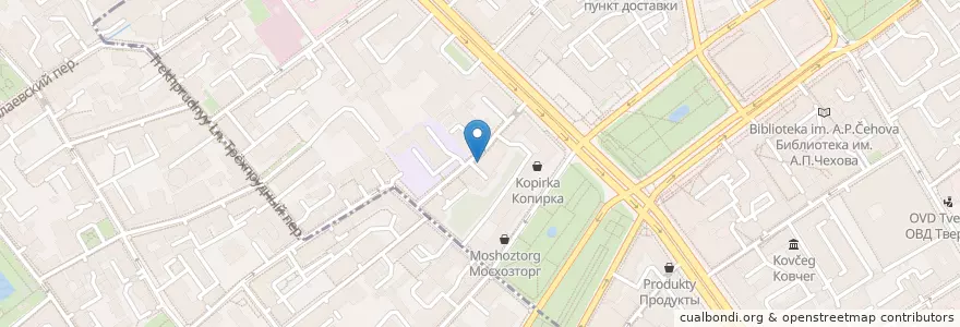 Mapa de ubicacion de Crafter en Russie, District Fédéral Central, Moscou, Центральный Административный Округ, Тверской Район.