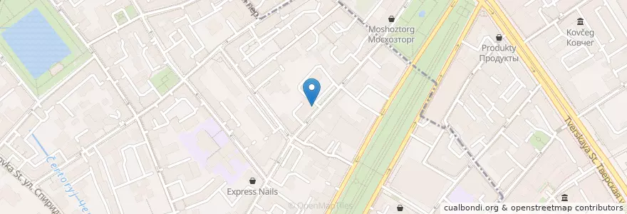 Mapa de ubicacion de White Story en Russie, District Fédéral Central, Moscou, Центральный Административный Округ, Пресненский Район.