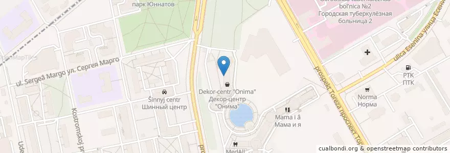 Mapa de ubicacion de Beering room en Rusland, Северо-Западный Федеральный Округ, Oblast Leningrad, Sint-Petersburg, Выборгский Район, Округ Светлановское.