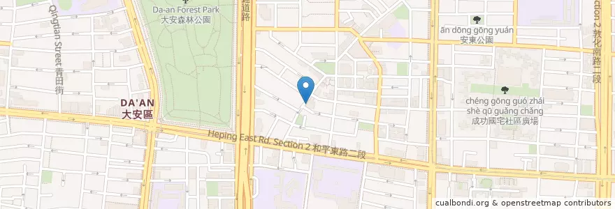 Mapa de ubicacion de 萬春堂藥房 en 台湾, 新北市, 台北市, 大安区.