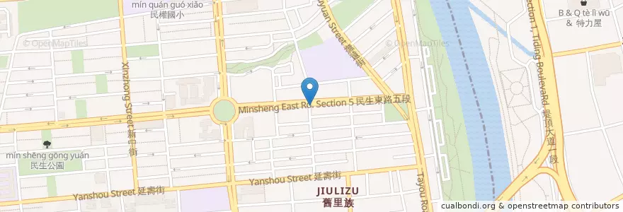 Mapa de ubicacion de 麥當勞 en Taiwan, New Taipei, Taipei, Songshan District.