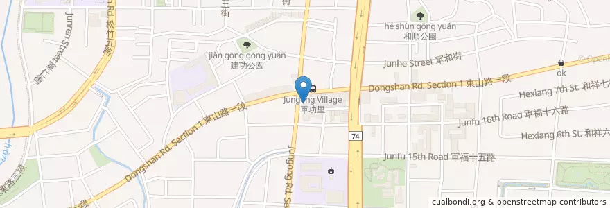 Mapa de ubicacion de 佳鴻牙醫 en Taiwan, Taichung, 北屯區.