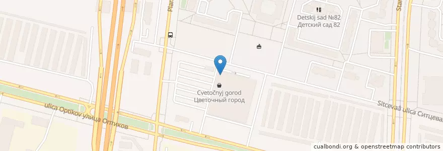 Mapa de ubicacion de Самовар en Russie, District Fédéral Du Nord-Ouest, Oblast De Léningrad, Saint-Pétersbourg, Приморский Район, Округ № 65.