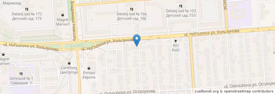Mapa de ubicacion de Буфет en Russia, Distretto Federale Centrale, Oblast' Di Voronež, Городской Округ Воронеж.