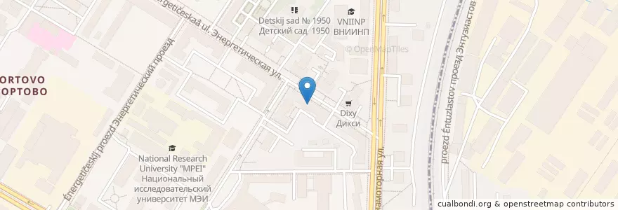 Mapa de ubicacion de РосЭнергоБанк en ロシア, 中央連邦管区, モスクワ, Юго-Восточный Административный Округ, Район Лефортово.