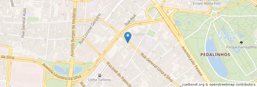 Mapa de ubicacion de Lima's Bar en 巴西, 南部, 南里奥格兰德, Região Metropolitana De Porto Alegre, Região Geográfica Intermediária De Porto Alegre, Região Geográfica Imediata De Porto Alegre, 阿雷格里港.