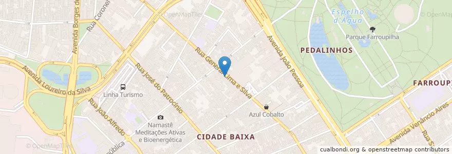 Mapa de ubicacion de Pastel da Lima en Brasilien, Süden, Rio Grande Do Sul, Região Metropolitana De Porto Alegre, Região Geográfica Intermediária De Porto Alegre, Região Geográfica Imediata De Porto Alegre, Porto Alegre.
