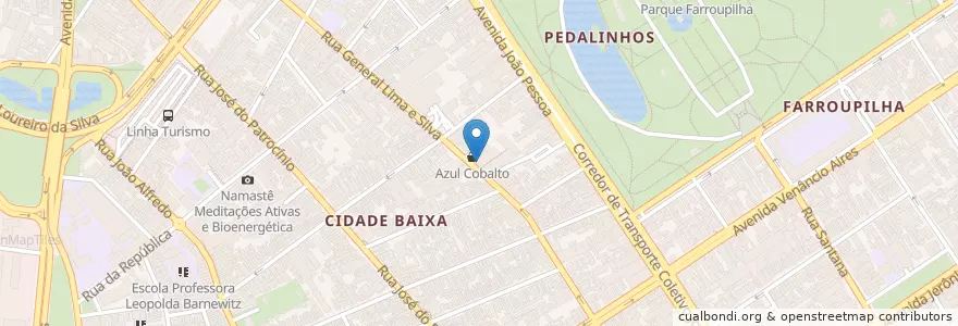 Mapa de ubicacion de Torre de Pizza en Brasil, Região Sul, Rio Grande Do Sul, Região Metropolitana De Porto Alegre, Região Geográfica Intermediária De Porto Alegre, Região Geográfica Imediata De Porto Alegre, Porto Alegre.