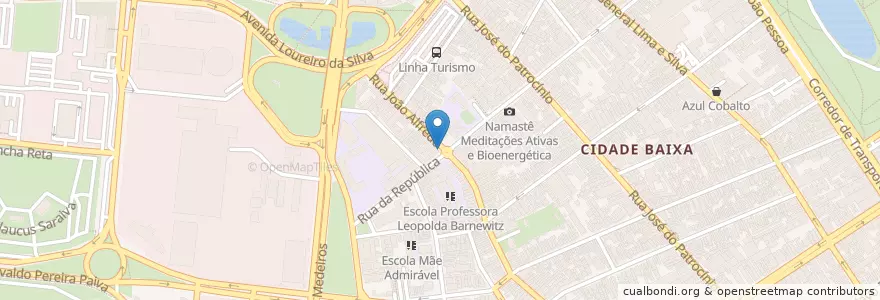 Mapa de ubicacion de Papa Lanches en Brezilya, Güney Bölgesi, Rio Grande Do Sul, Região Metropolitana De Porto Alegre, Região Geográfica Intermediária De Porto Alegre, Região Geográfica Imediata De Porto Alegre, Porto Alegre.