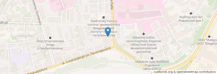 Mapa de ubicacion de Сбербанк en Rusia, Центральный Федеральный Округ, Владимирская Область, Городской Округ Владимир.