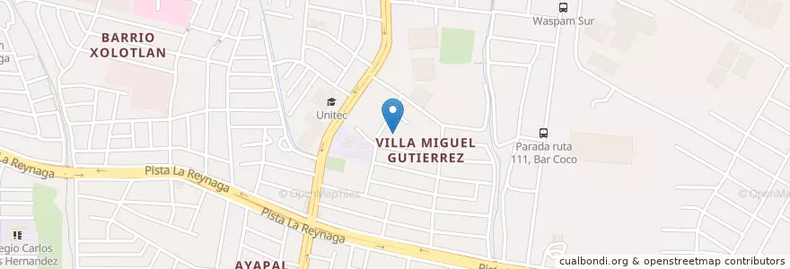 Mapa de ubicacion de Iglesia Católica Escuelas Pias en Nicaragua, Departamento De Managua, Managua (Municipio).