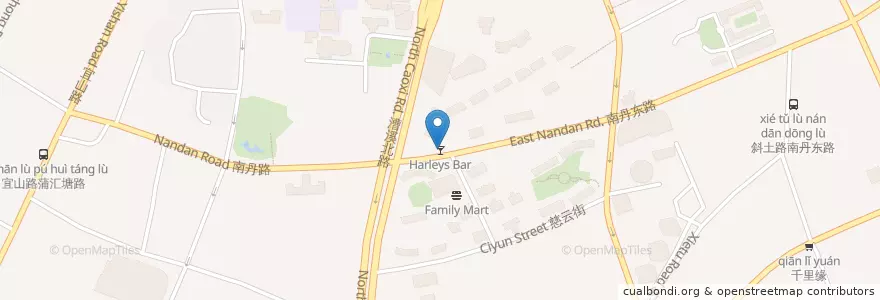 Mapa de ubicacion de Harleys Bar en Cina, Shanghai, Distretto Di Xuhui.