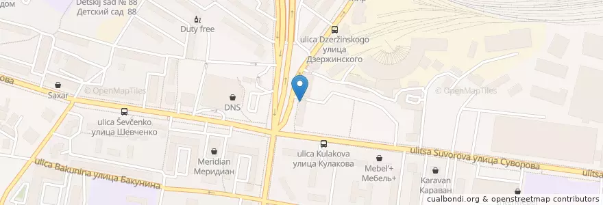 Mapa de ubicacion de Медиклиник en روسيا, Приволжский Федеральный Округ, بينزا أوبلاست, Городской Округ Пенза.