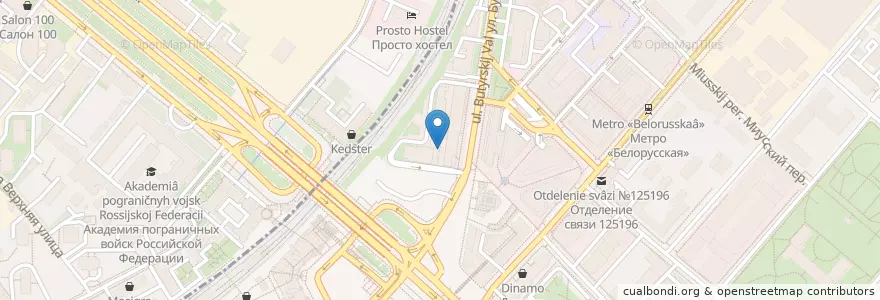 Mapa de ubicacion de Roxbury en Russie, District Fédéral Central, Moscou, Центральный Административный Округ, Тверской Район.