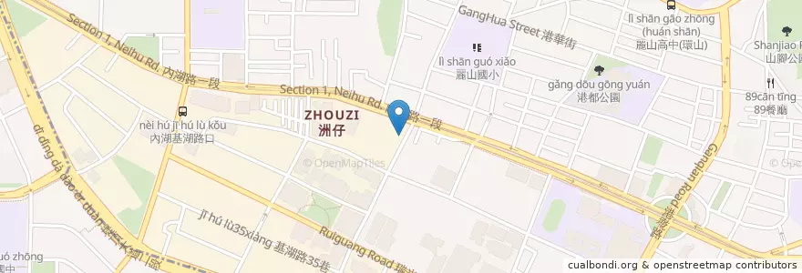 Mapa de ubicacion de 飯 bar en 台湾, 新北市, 台北市, 内湖区.