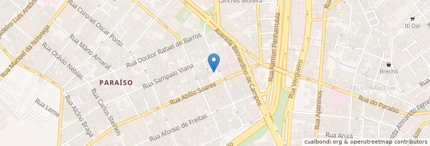 Mapa de ubicacion de Spoleto en برزیل, منطقه جنوب شرقی برزیل, سائوپائولو, Região Geográfica Intermediária De São Paulo, Região Metropolitana De São Paulo, Região Imediata De São Paulo, سائوپائولو.