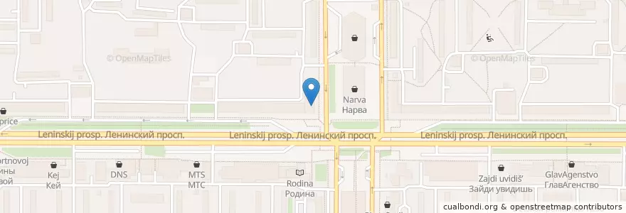 Mapa de ubicacion de Мегабургер en Russia, Northwestern Federal District, Leningrad Oblast, Saint Petersburg, Кировский Район, Округ Княжево.