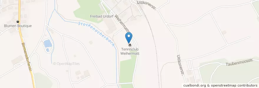 Mapa de ubicacion de Filzball en スイス, チューリッヒ, Bezirk Dietikon, Urdorf.