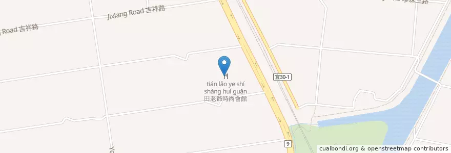 Mapa de ubicacion de 田老爺時尚會館 en 臺灣, 臺灣省, 宜蘭縣, 冬山鄉.