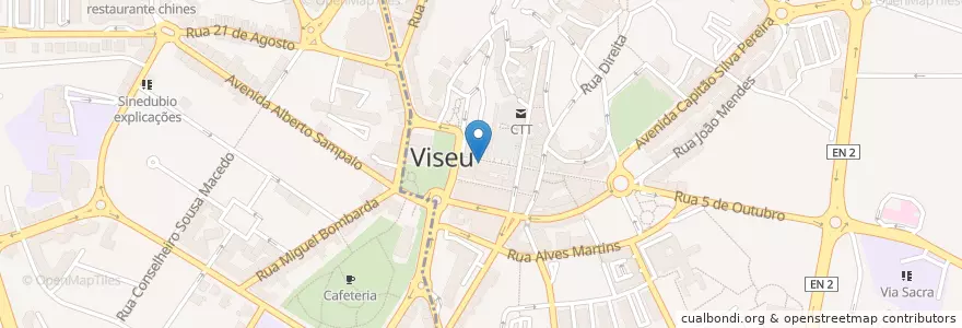 Mapa de ubicacion de Farmácia Confiança en Portugal, Centre, Viseu, Viseu Dão-Lafões, Viseu, União Das Freguesias De Viseu.