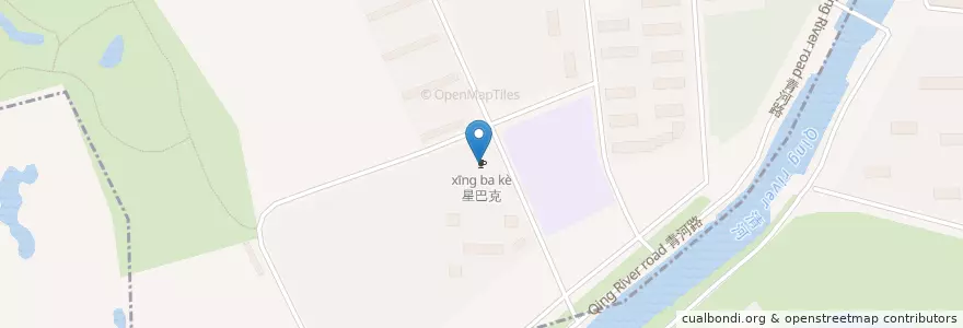 Mapa de ubicacion de 星巴克 en China, Pekín, Hebei, 朝阳区 / Chaoyang.