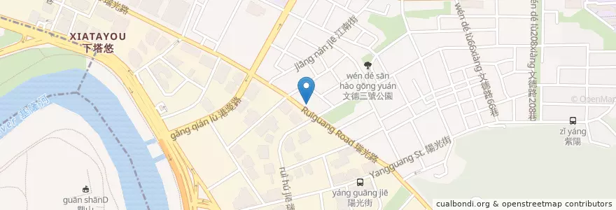 Mapa de ubicacion de 頂呱呱 en Тайвань, Новый Тайбэй, Тайбэй, Нэйху.