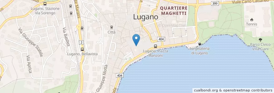 Mapa de ubicacion de Ristorante Olimpia en Suisse, Tessin, District De Lugano, Lugano, Circolo Di Lugano Ovest.