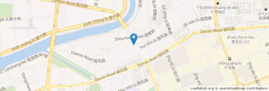 Mapa de ubicacion de 大老爺韓國烤肉 en Taïwan, Kaohsiung, 楠梓區.